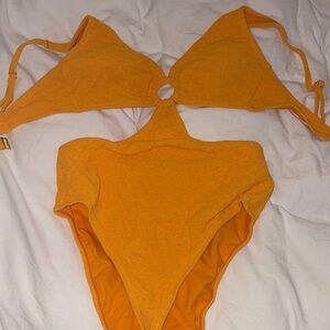 Vibrant Orange women’s One Piece Swimsuit